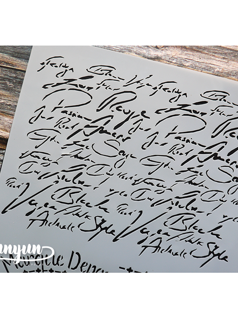 Stencil Vintage (A4) - 1 pza 2