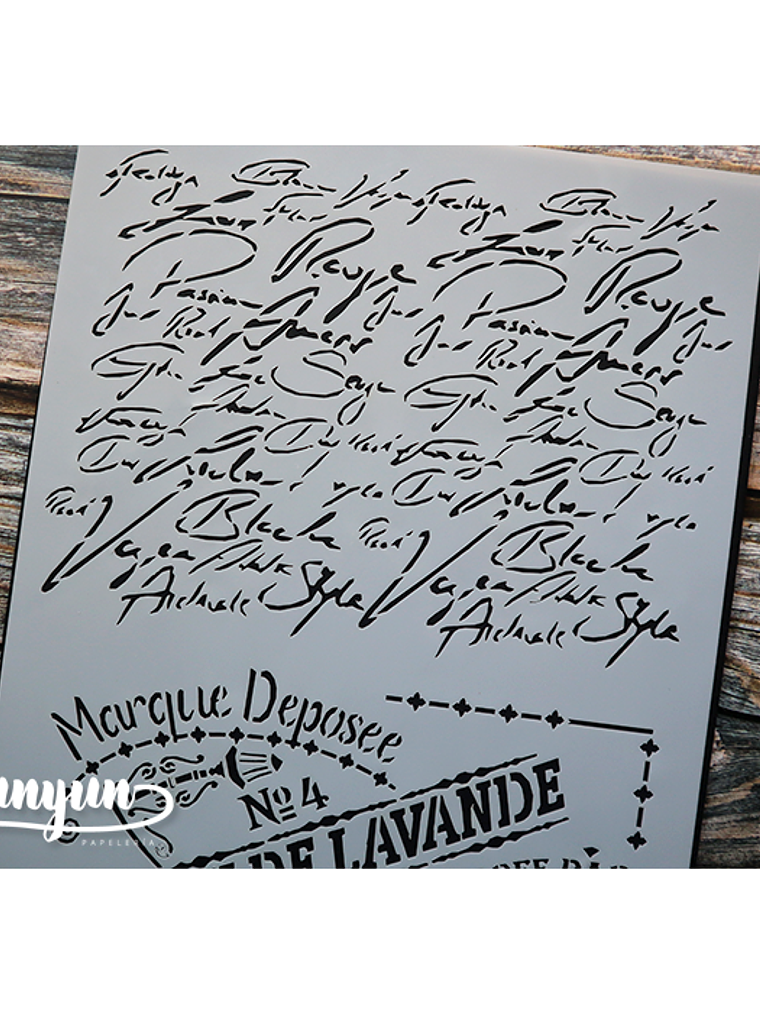 Stencil Vintage (A4) - 1 pza 4