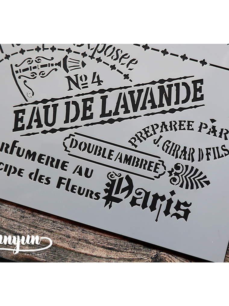 Stencil Vintage (A4) - 1 pza 5