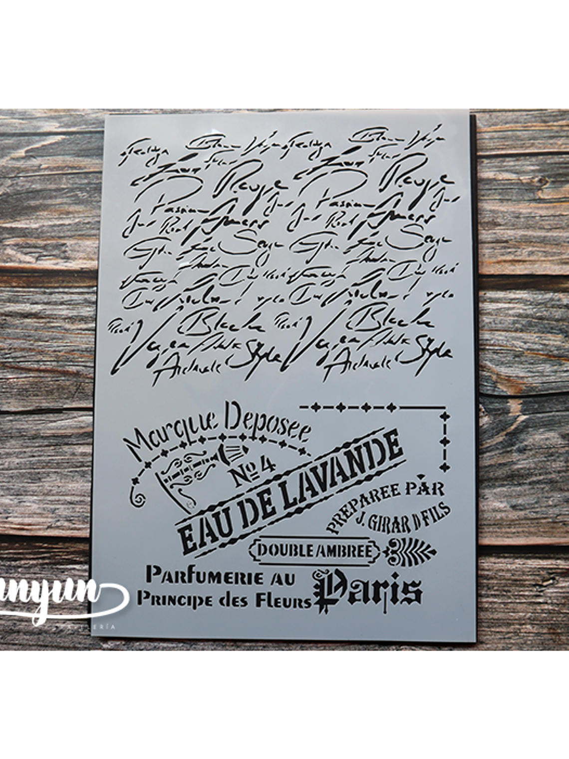 Stencil Vintage (A4) - 1 pza 1