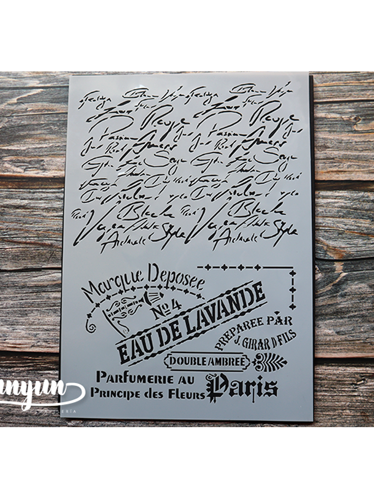 Stencil Vintage (A4) - 1 pza 1