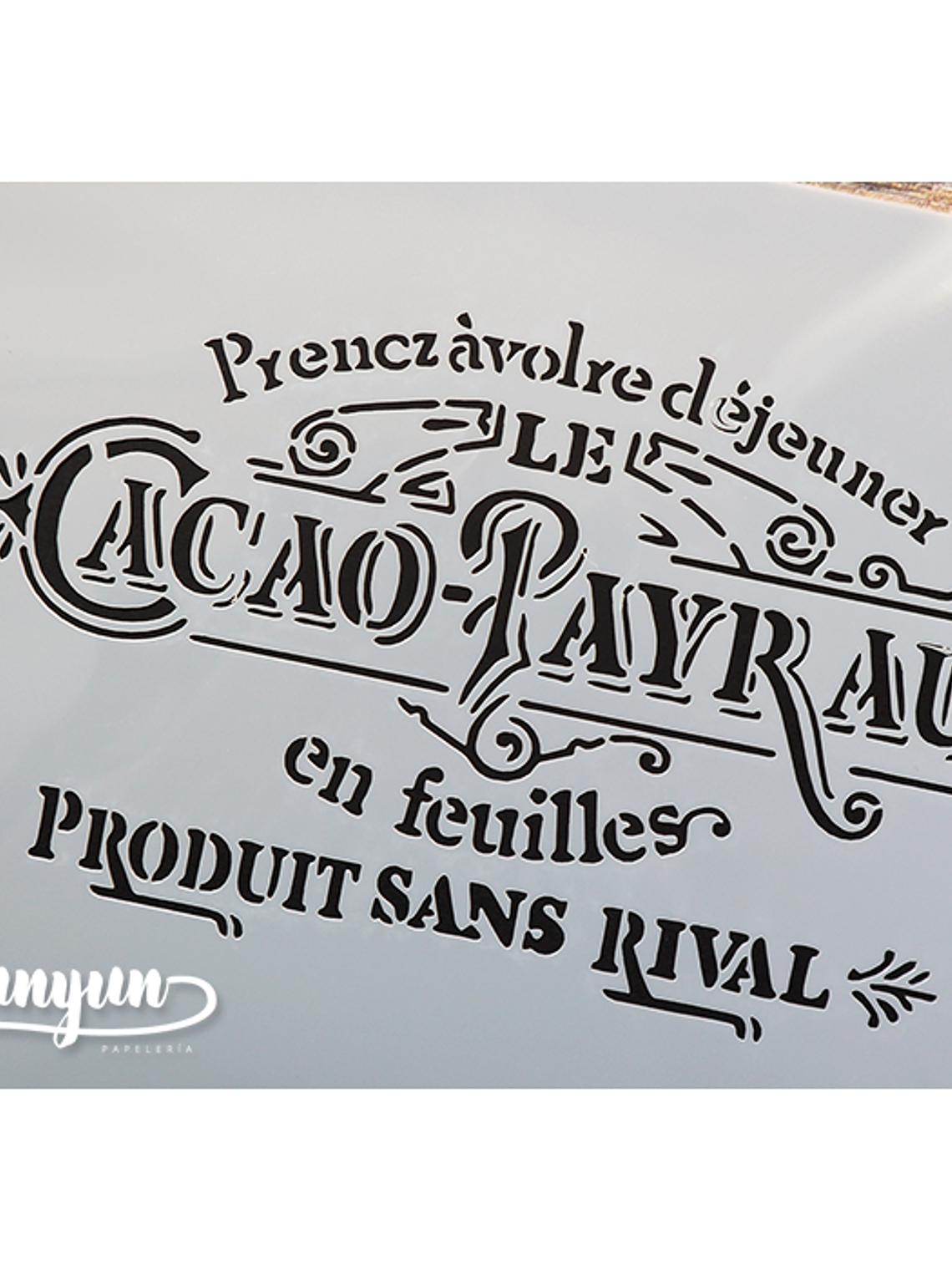 Stencil Vintage II (A4) - 1 pza 2