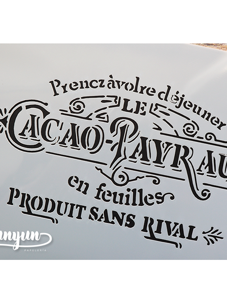 Stencil Vintage II (A4) - 1 pza 2