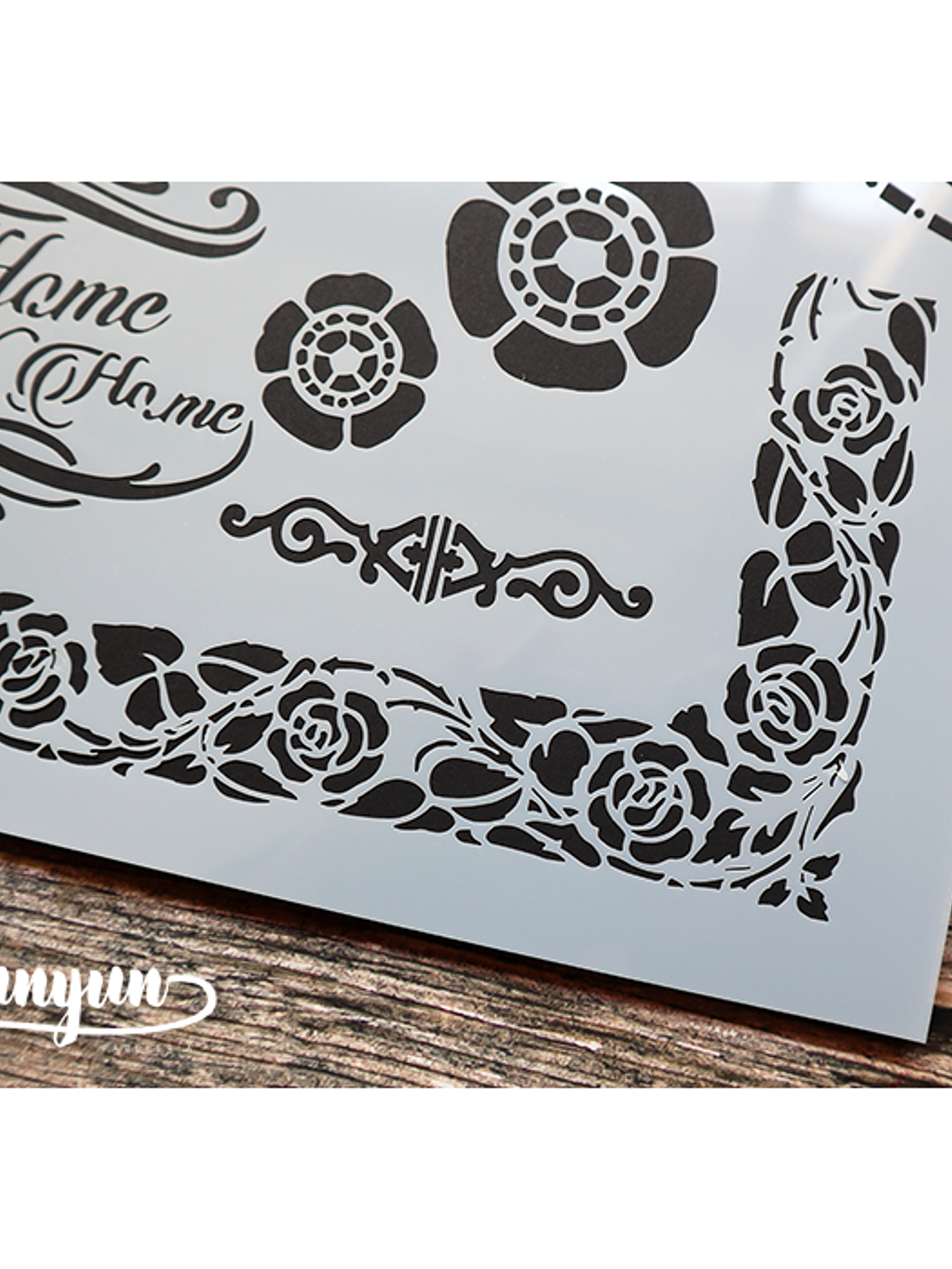 Stencil Home Sweet Home (A4) - 1 pza 4