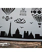 Stencil Hot Air Balloon (A4) - 1 pza - Miniatura 4