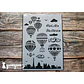 Stencil Hot Air Balloon (A4) - 1 pza - Miniatura 1