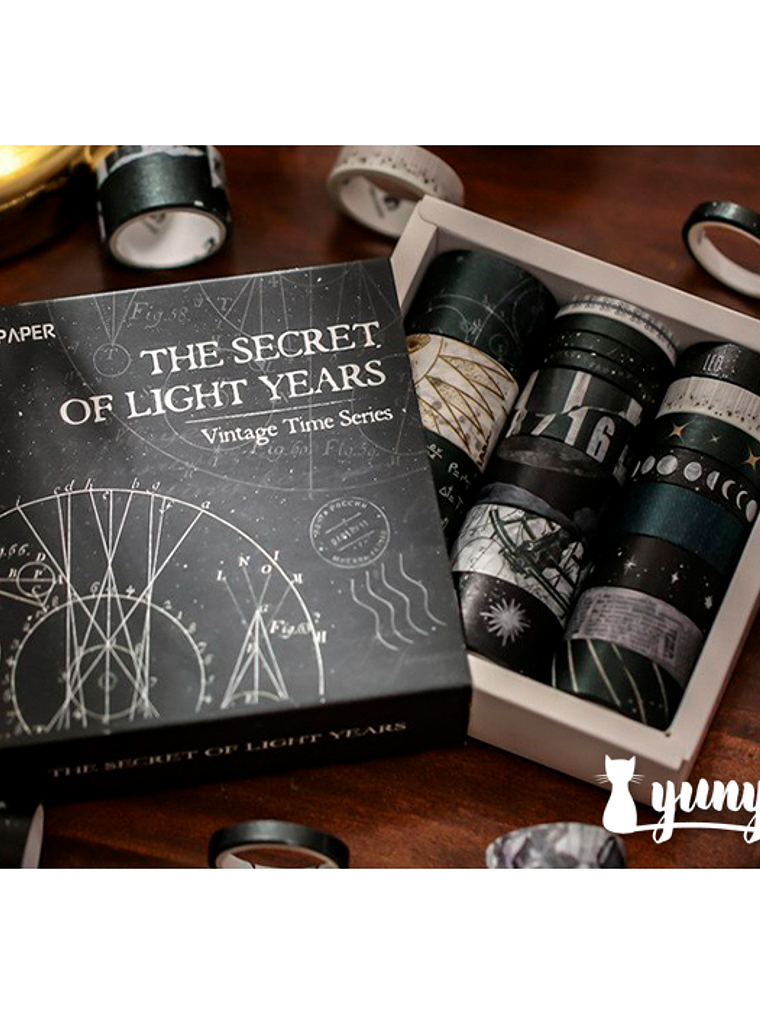 Set Washi The Secret Of Light Years - 20 pzas 1