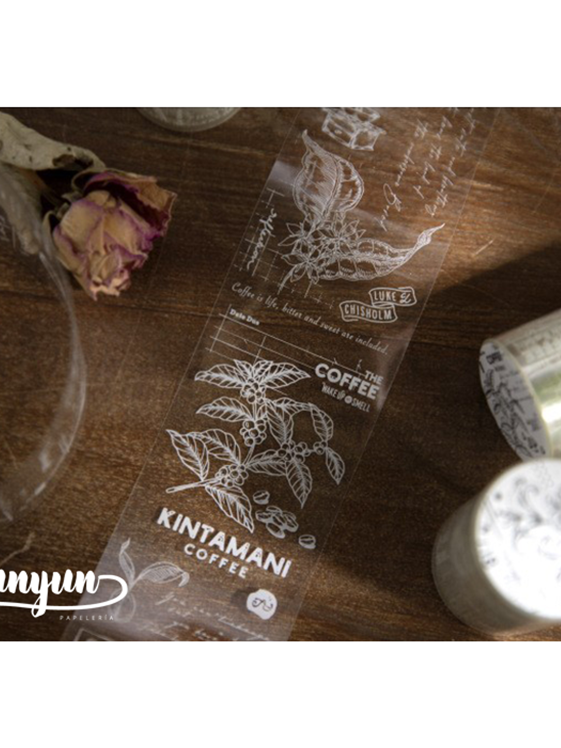 Washi Tapes Lace Botánica - 5,6cm 5