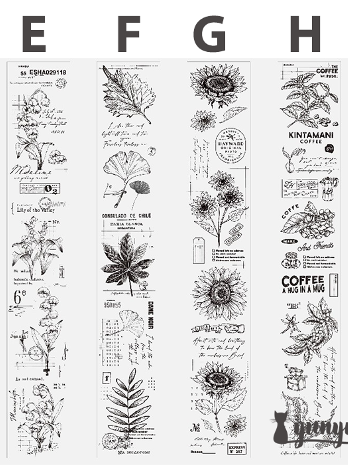 Washi Tapes Lace Botánica - 5,6cm 7