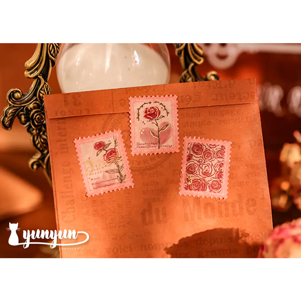 Washi Tapes Falling Rose -2,5cm 7