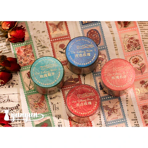 Washi Tapes Falling Rose -2,5cm