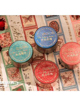 Washi Tapes Falling Rose -2,5cm