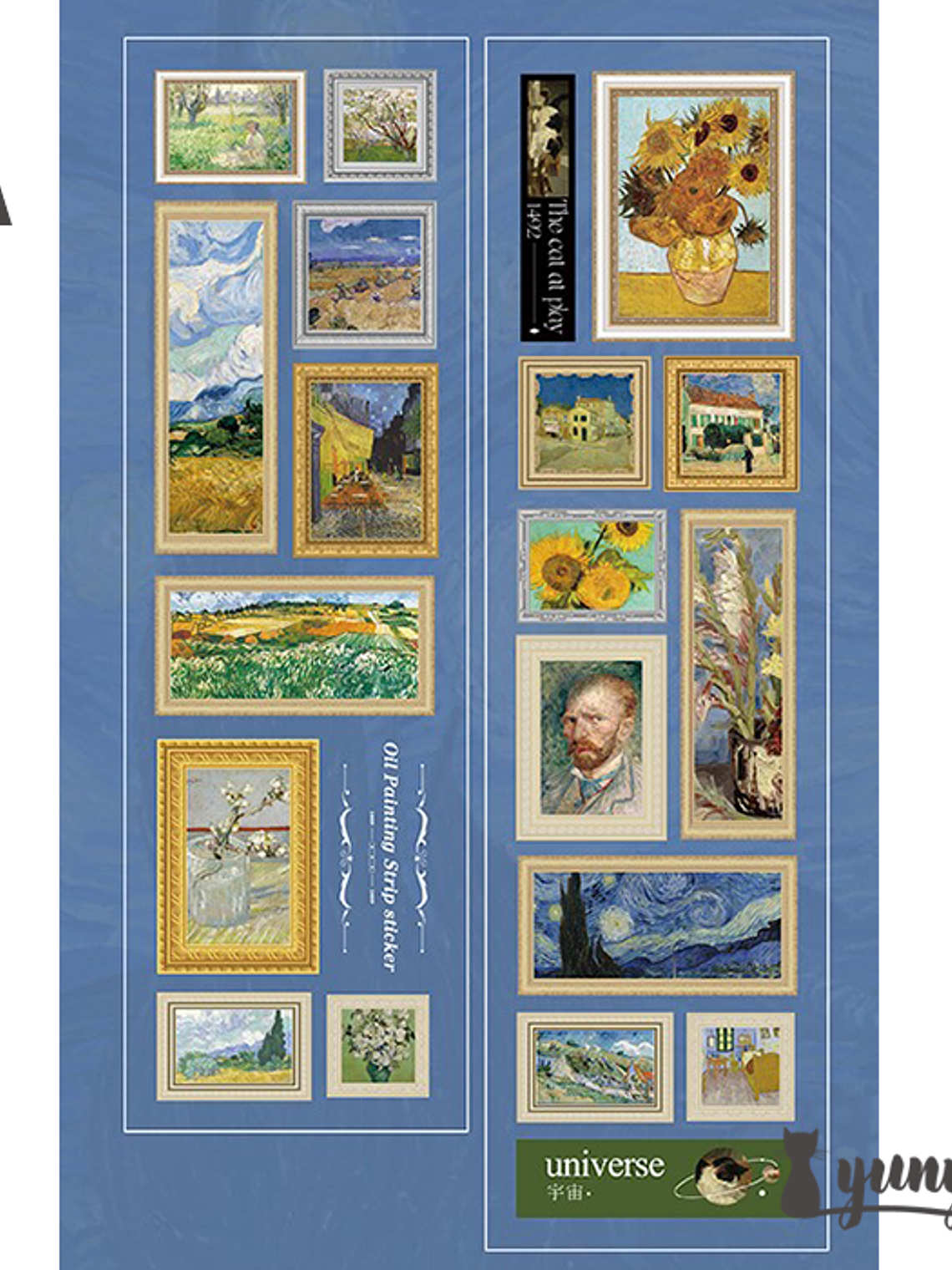 Washi Tapes Art Master Pieces - 5,5cm 14