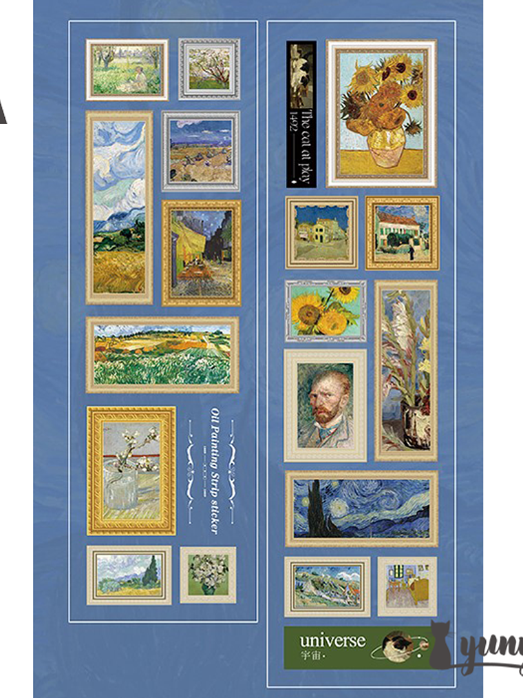 Washi Tapes Art Master Pieces - 5,5cm 14