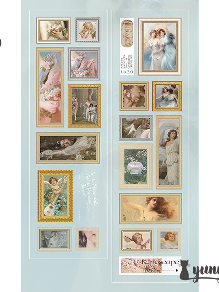 Washi Tapes Art Master Pieces - 5,5cm 15