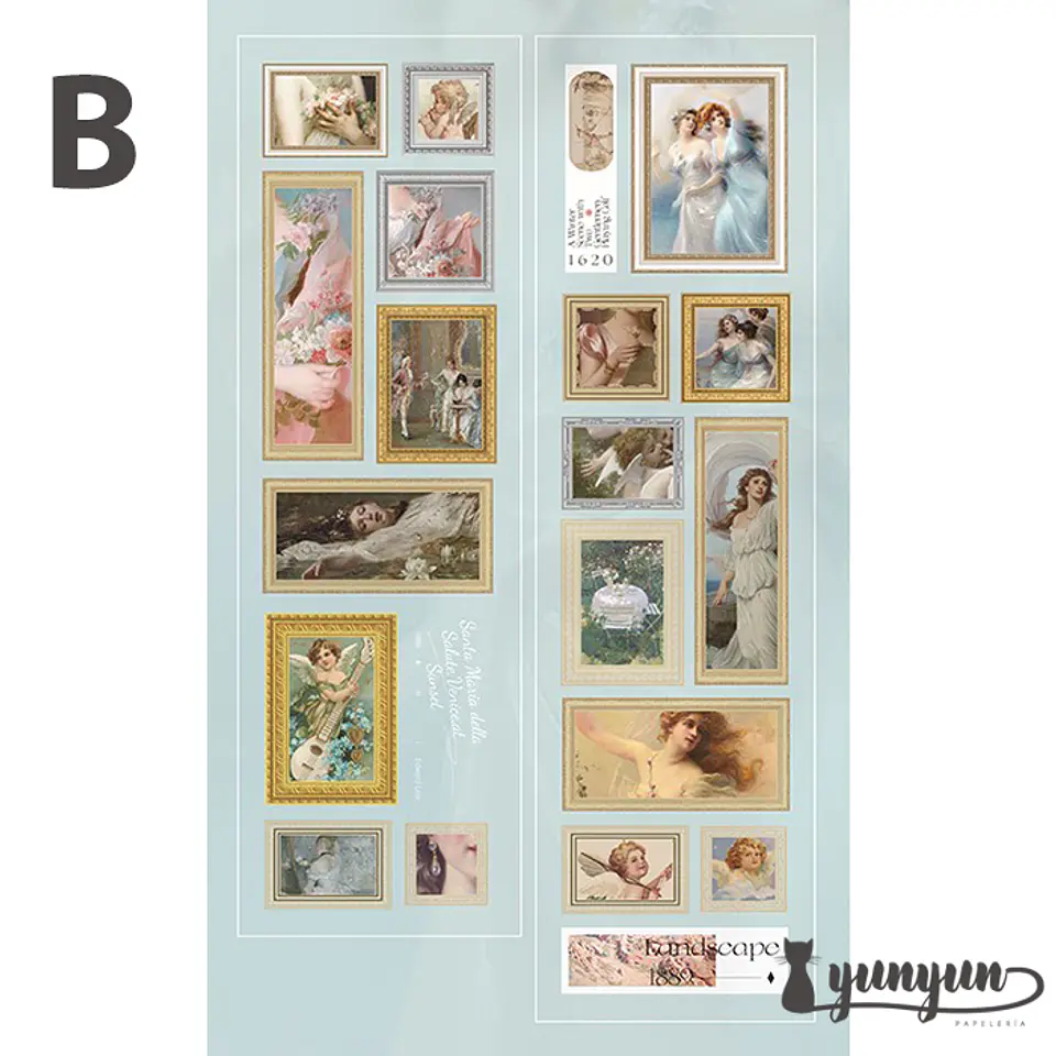Washi Tapes Art Master Pieces - 5,5cm 15