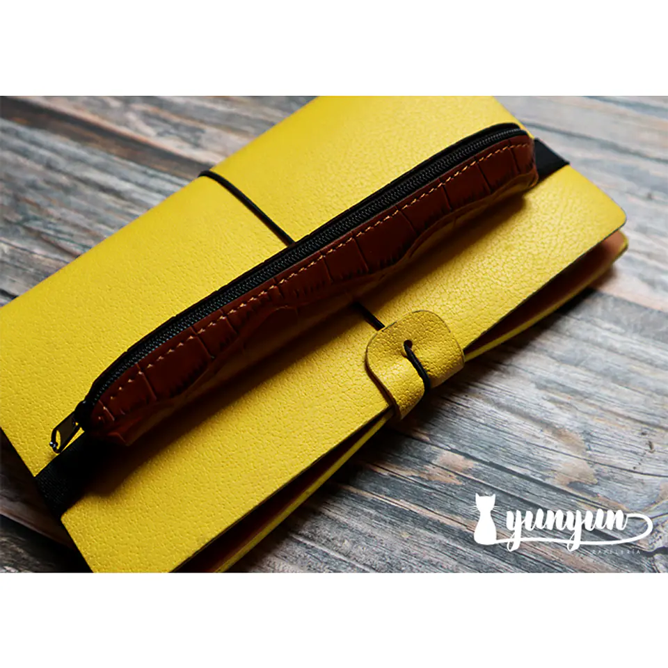 Estuche con elástico Individual - Café 5