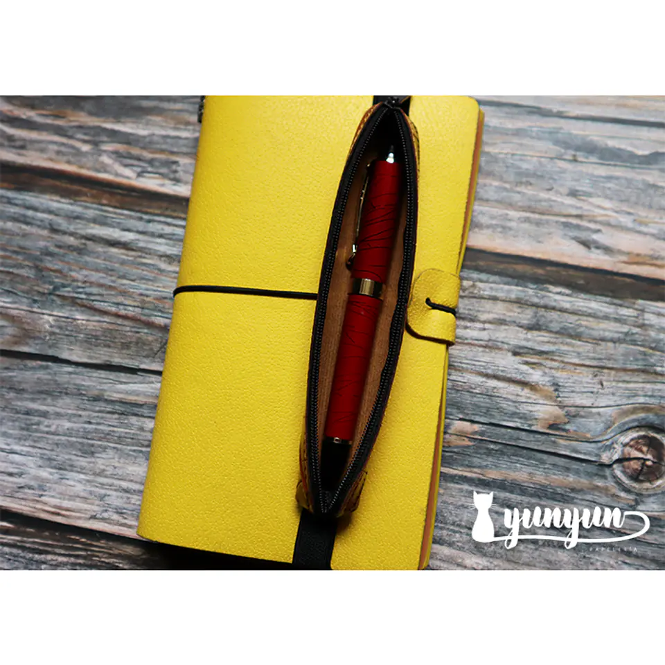 Estuche con elástico Individual - Café 7