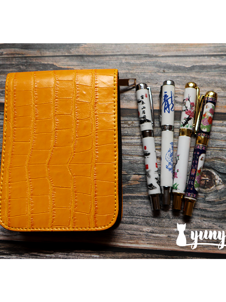 Estuche Plumas Fuentes XII - Amarillo 1