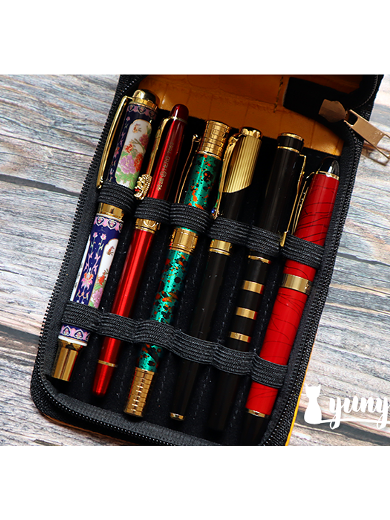 Estuche Plumas Fuentes XII - Amarillo 5