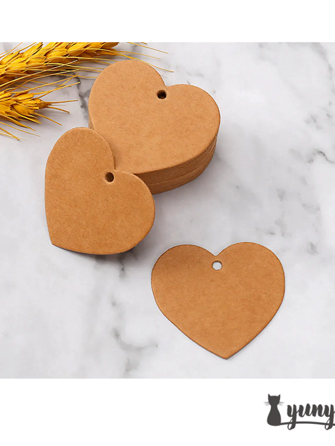 Etiquetas Corazón - 50 pzas 8