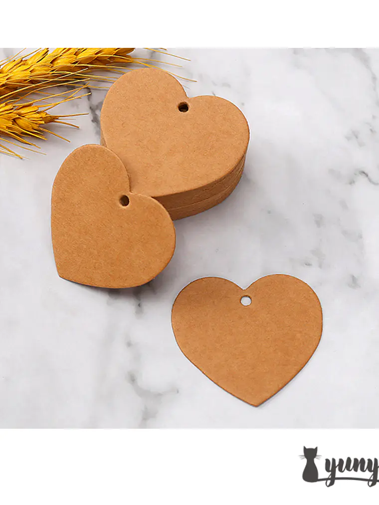 Etiquetas Corazón - 50 pzas 8