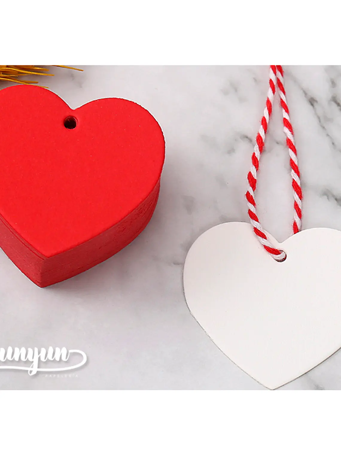 Etiquetas Corazón - 50 pzas 5