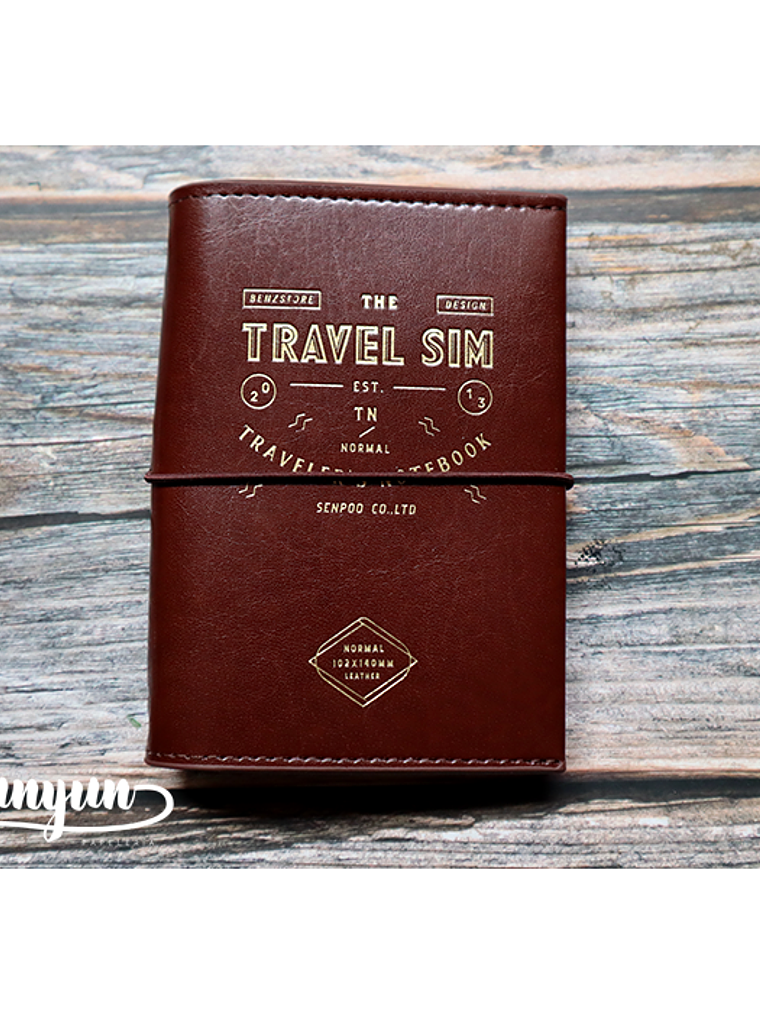 Libreta Travel Sim Café - 14x10,2cm 4