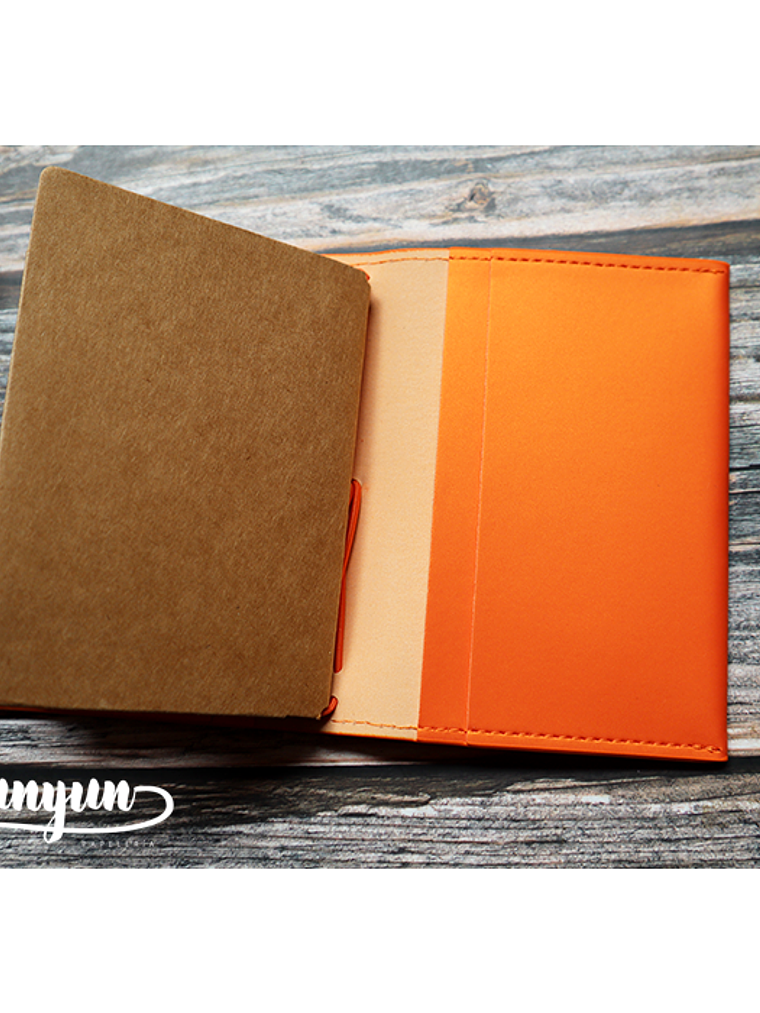 Libreta Travel Sim Naranja - 14x10,2cm 5