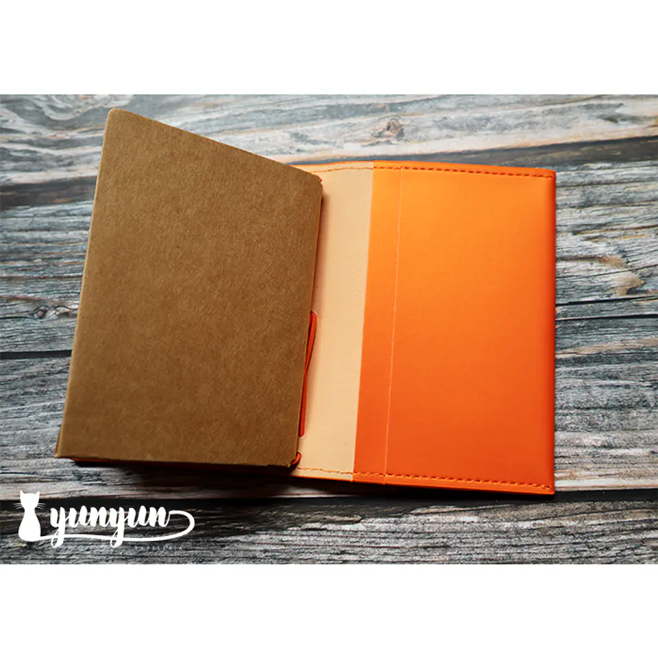Libreta Travel Sim Naranja - 14x10,2cm 5