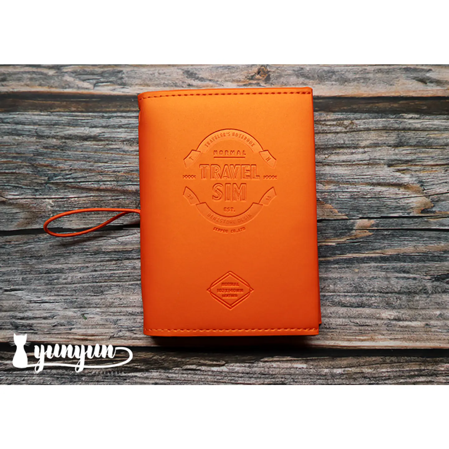 Libreta Travel Sim Naranja - 14x10,2cm 8