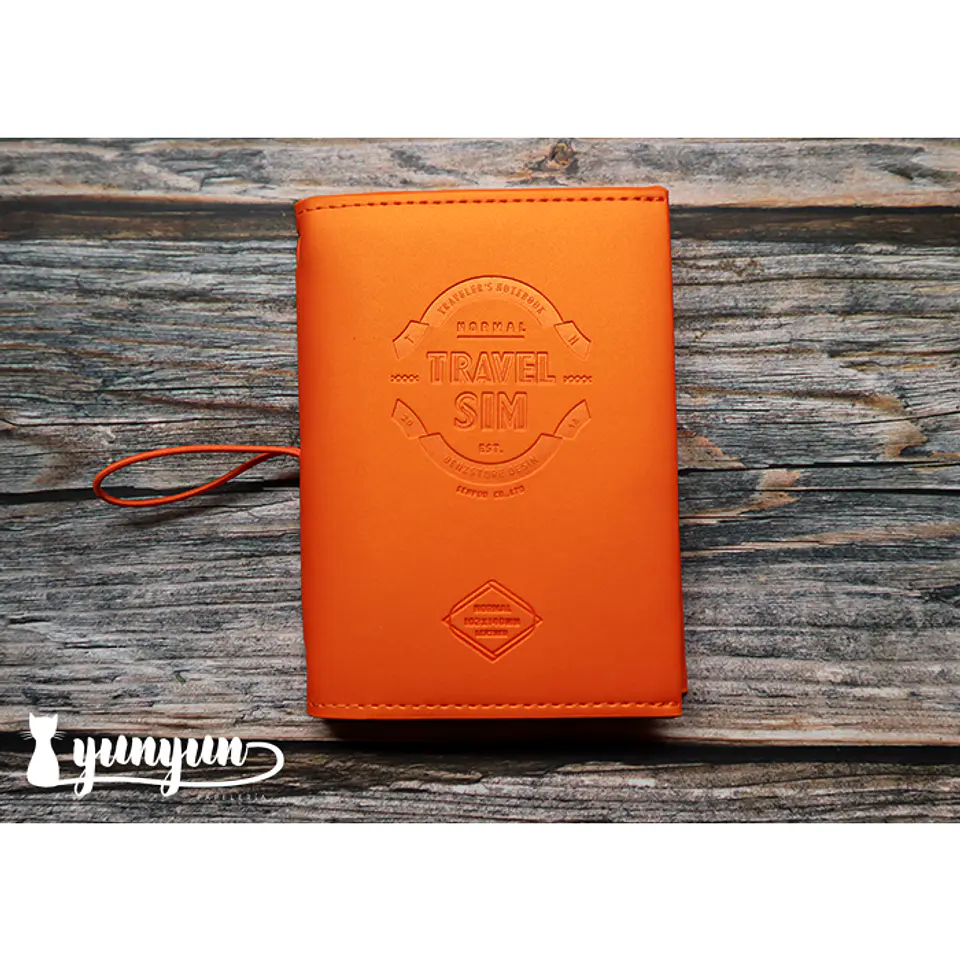 Libreta Travel Sim Naranja - 14x10,2cm 8