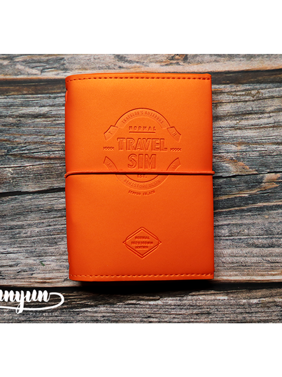 Libreta Travel Sim Naranja - 14x10,2cm 1