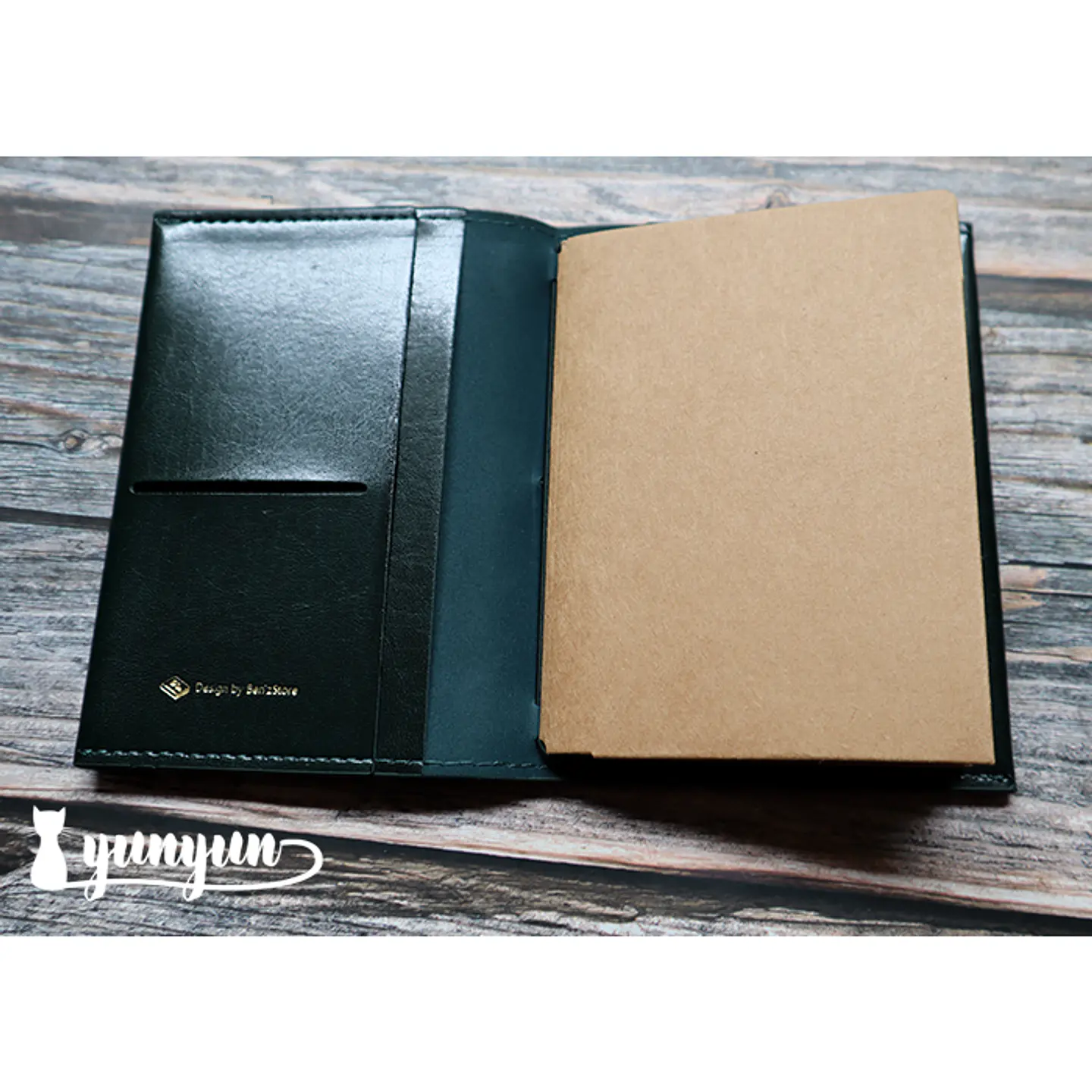 Libreta Travel Sim Verde Oscuro - 14x10,2cm 4