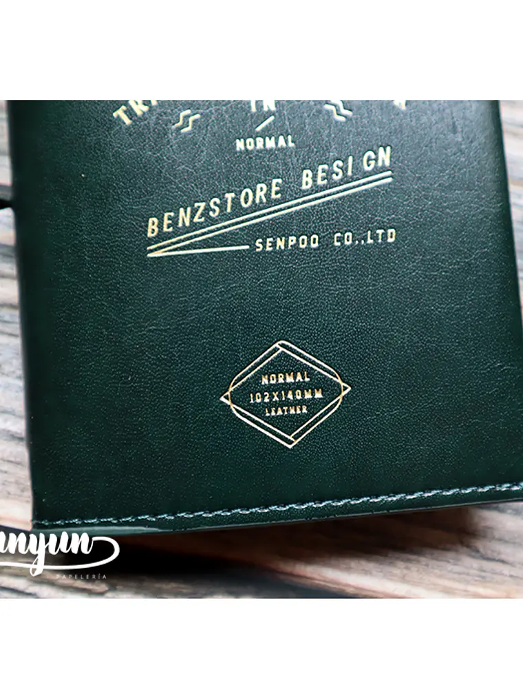 Libreta Travel Sim Verde Oscuro - 14x10,2cm 8