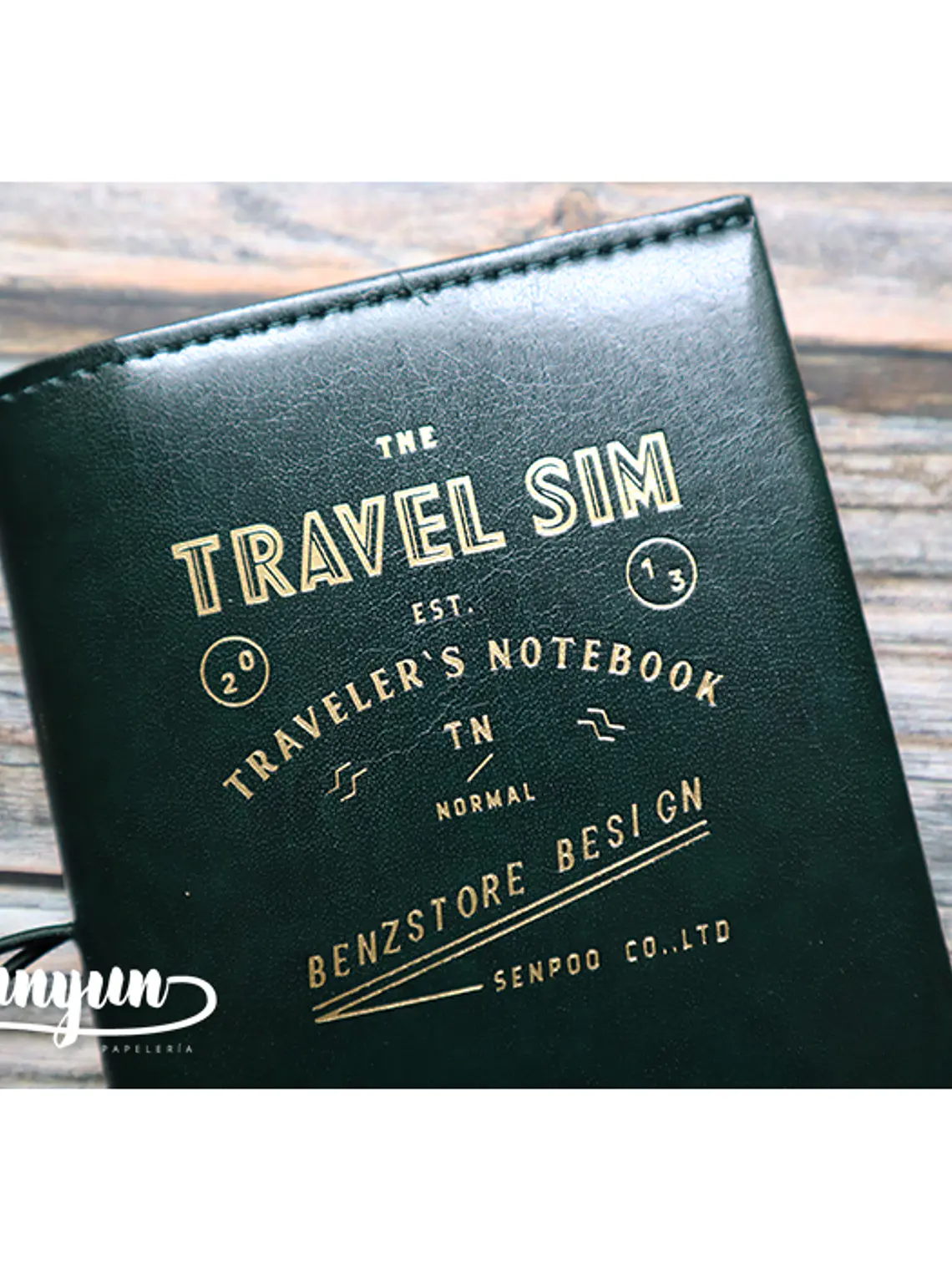 Libreta Travel Sim Verde Oscuro - 14x10,2cm 2