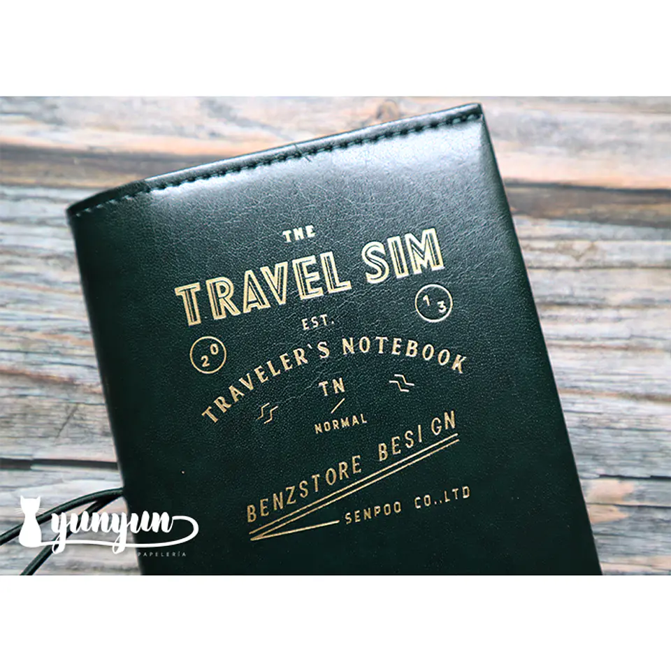 Libreta Travel Sim Verde Oscuro - 14x10,2cm 2