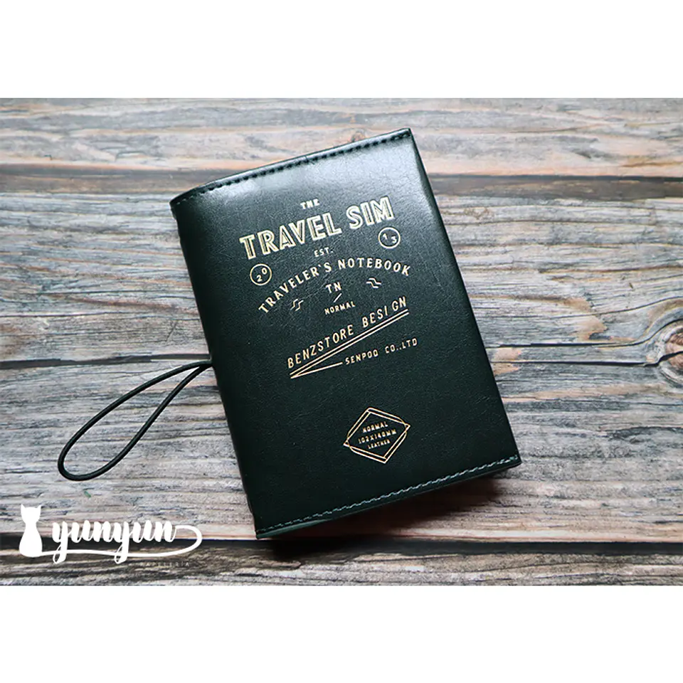 Libreta Travel Sim Verde Oscuro - 14x10,2cm 6