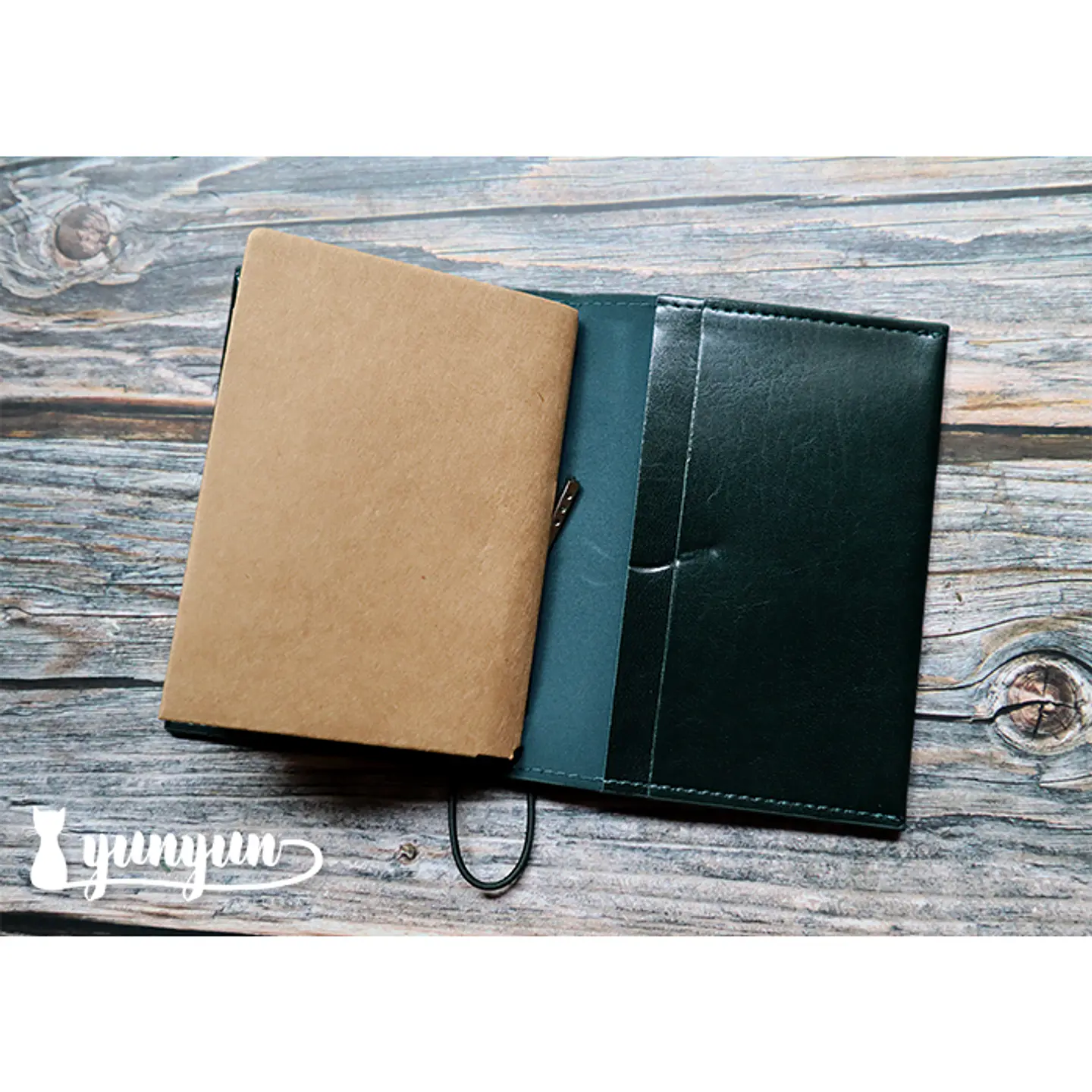 Libreta Travel Sim Verde Oscuro - 14x10,2cm 7