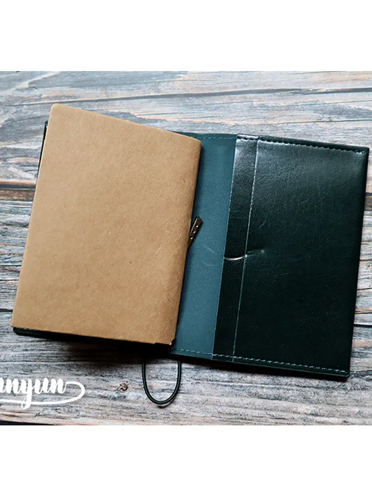 Libreta Travel Sim Verde Oscuro - 14x10,2cm 7