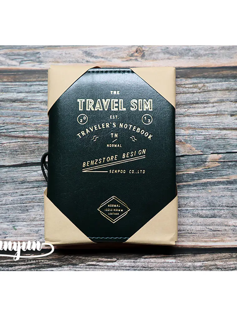 Libreta Travel Sim Verde Oscuro - 14x10,2cm 9