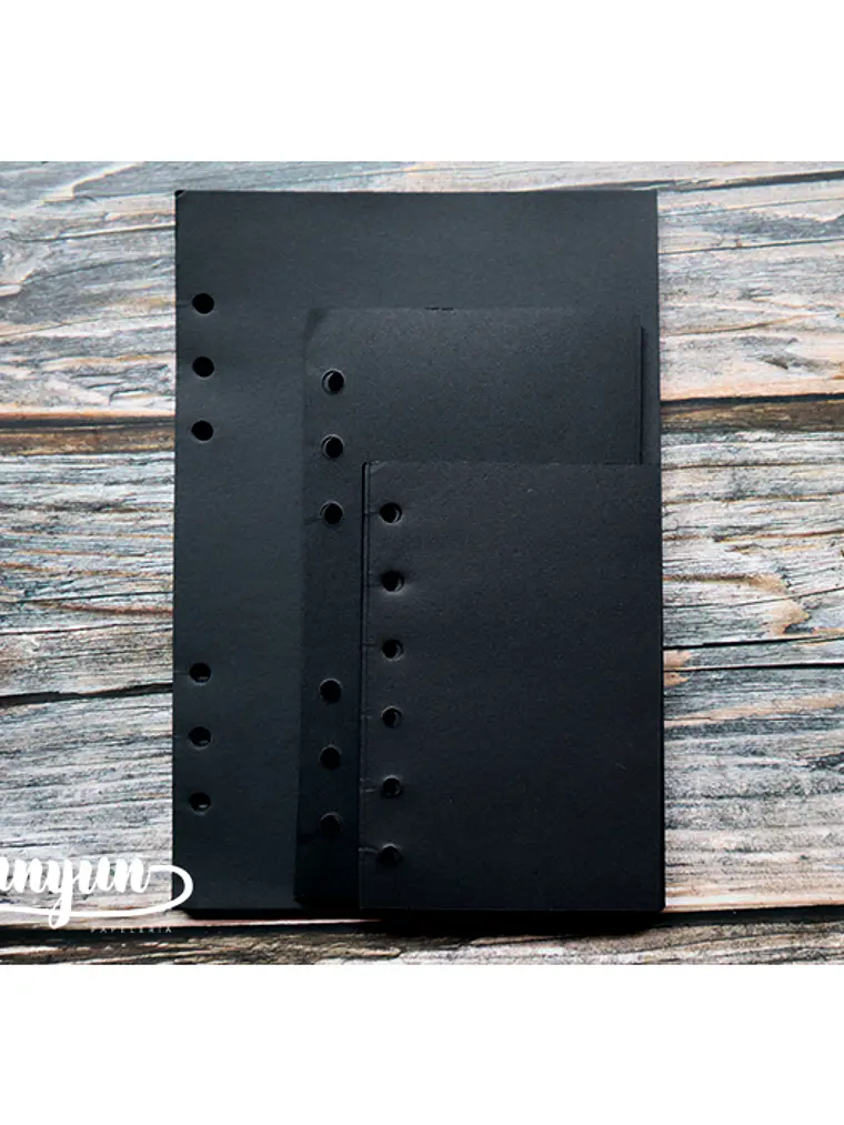 Respuesto Cuaderno Binder - Hojas Negras 1