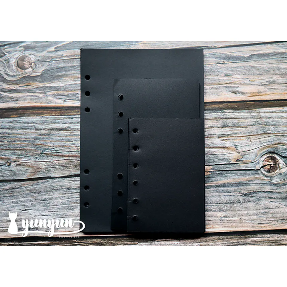 Respuesto Cuaderno Binder - Hojas Negras 1
