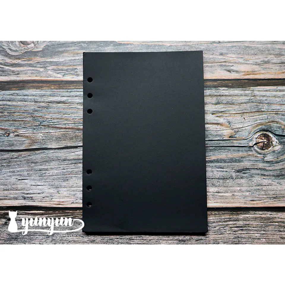 Respuesto Cuaderno Binder - Hojas Negras 2