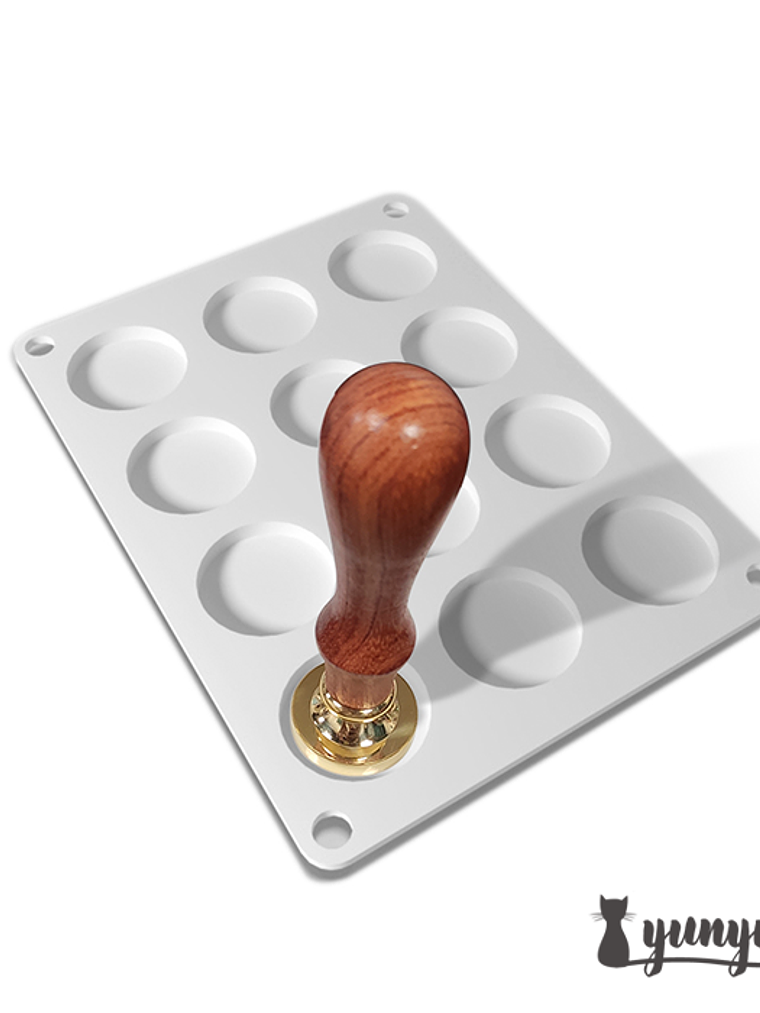 Molde Silicona 12 Sellos - 1 pzas 2