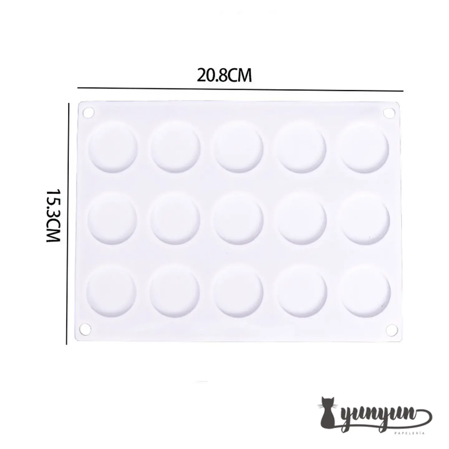 Molde Silicona 12 Sellos - 1 pzas 6