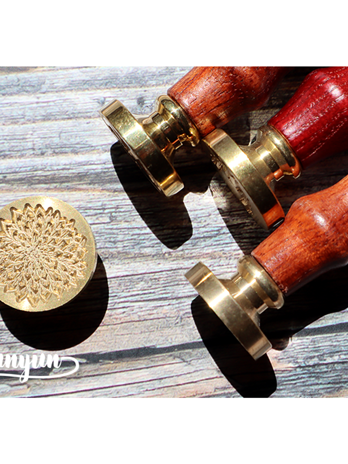 Sello de Lacre Flor - 2,5cm 3