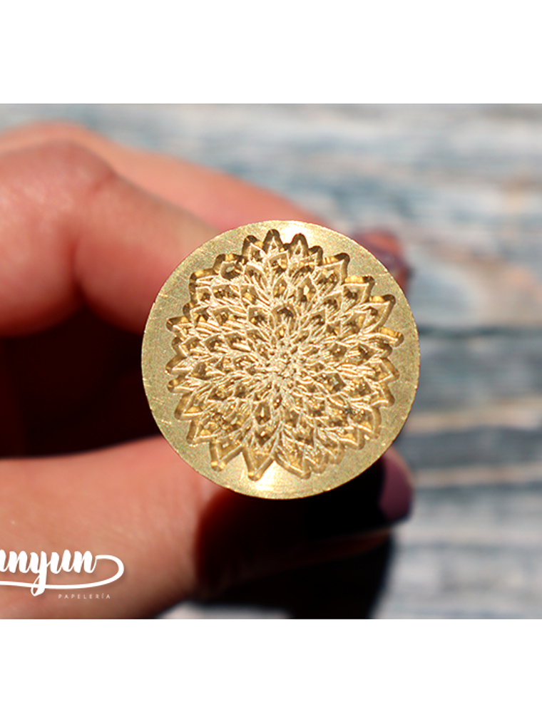 Sello de Lacre Flor - 2,5cm 4