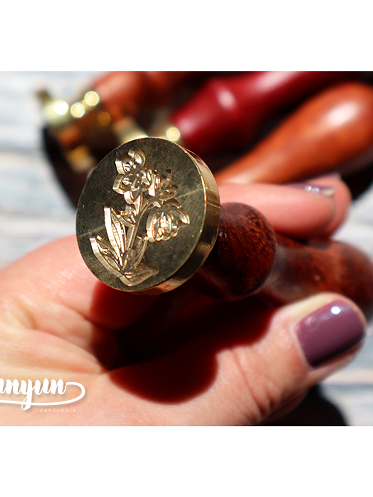 Sello de Lacre Flores - 2,5cm 4