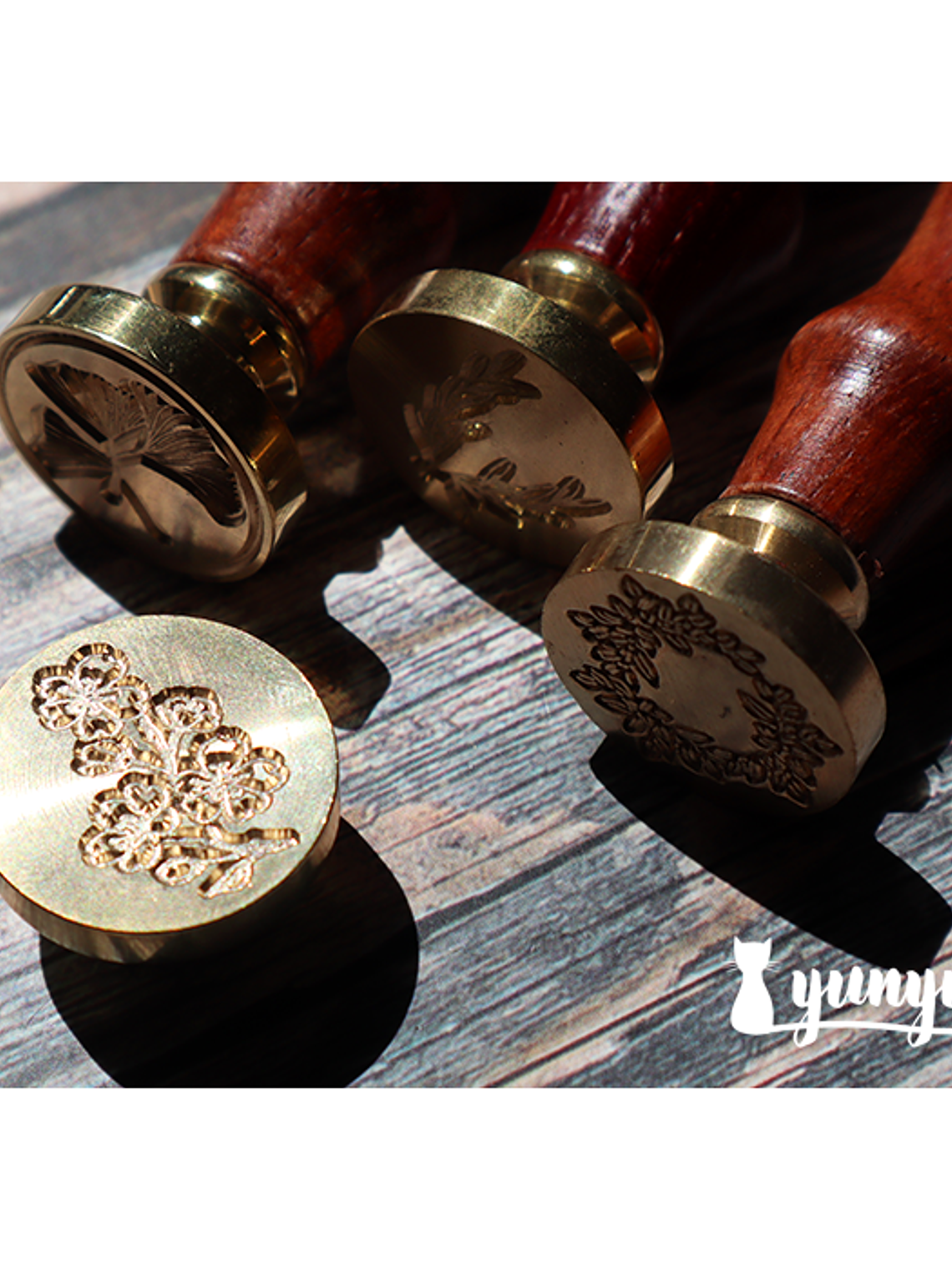 Sello de Lacre Flores III - 2,5cm 3